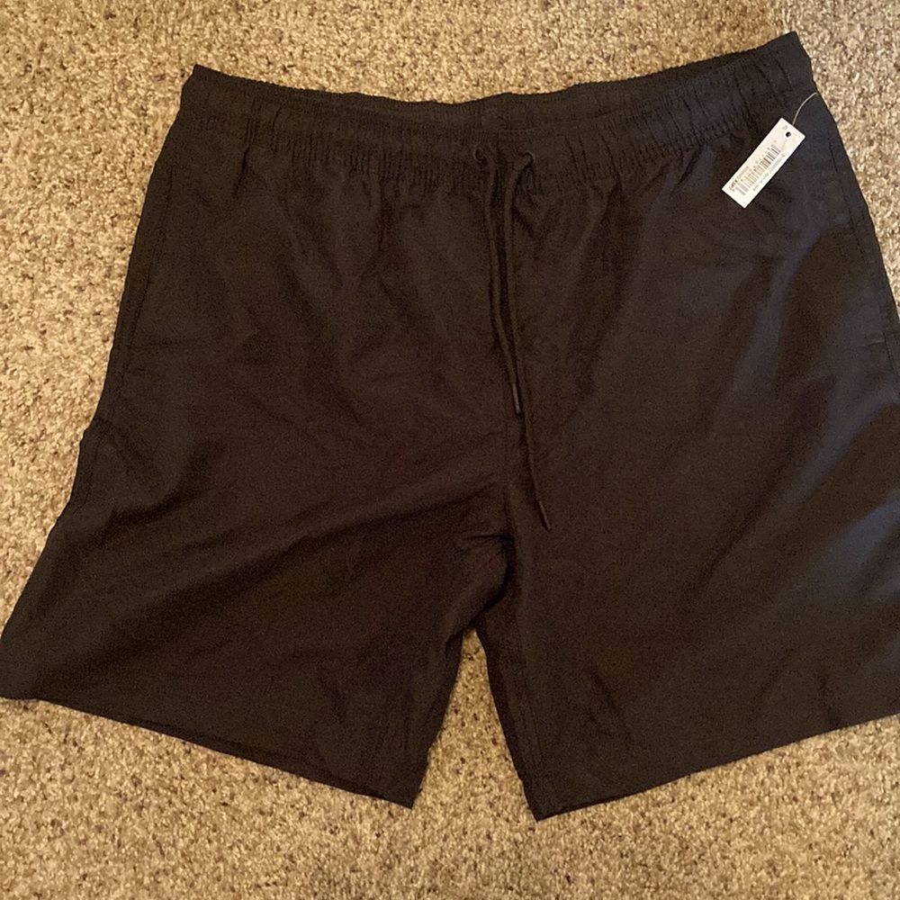 XL black swim trunks NWT